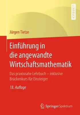 Obrázek produktu pro Einführung in die angewandte Wirtschaftsmathematik