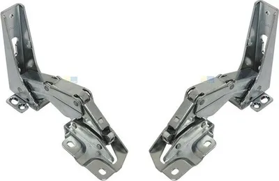 Produktbild von daniplus© Türscharnier Set, Scharnier-Set rechts oben + rechts unten Hettich 10246.05 + 10247.05 AEG Electrolux 2211257015 + 2211258013