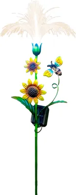 Produktbild von Northpoint LED Solar Gartenstecker Außenbereich Dämmerungssensor Garten Dekoration  warmweiß
