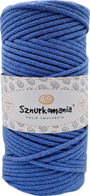 Zdjęcie produktu dla Sznurek bawełniany z rdzeniem 3mm 100m, przędza do makramy, sznurek do makramy, sznurek szydełkowy, sznurek do makramy, przędza naturalna, sznurek 3mm, pleciony sznurek bawełniany,