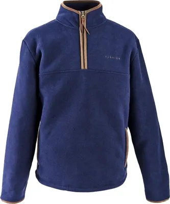 Image de Aubrion - Haut en polaire "Core" avec demi-zip pour femme ER2143 (L) (Bleu marine)