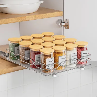 Immagine prodotto di Omgoods - Porta spezie estraibile per cucina - 26,5 x 22 cm