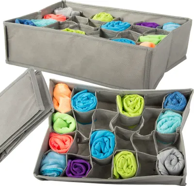 Produktbild von Verk 27007 Wäscheschubladen-Organizer mit 24 Fächern, Farbe