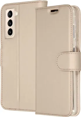 Image de Accezz Wallet Softcase Bookcase pour le Samsung Galaxy S21 Plus - Or