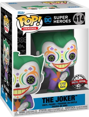 Produktbild von DC Super Heroes - The Joker 414 Special Edition Glows - Funko Pop! - Vinyl Figur