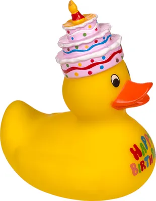 Immagine prodotto di Buon compleanno anatra da bagno