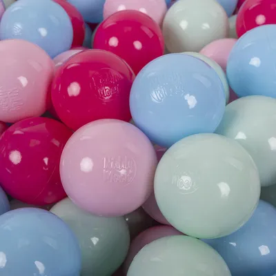 Produktbild von KiddyMoon 7cm Plastikbälle für Trockenpool 100 Stück