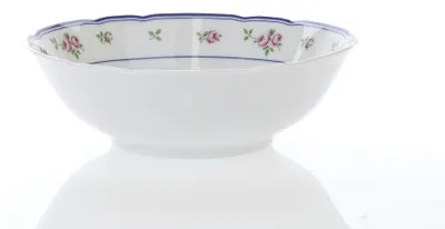 Produktbild von Thun 1794 Rose, Müslischale, 16 cm, Thun-Porzellan, Rosen, blauer Rand