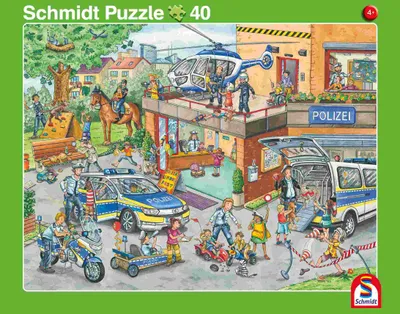 Produktbild von Schmidt Spiele 56810 2erSet RAPU Feuerwehr/Polizei 24 Teile / 40 Teile Sonstige