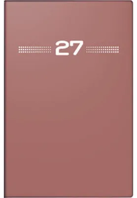 Produktbild von rido/idé 7015202017 Taschenkalender Mod. partner/Industrie I 2027 A7, Kunststoff, caramel