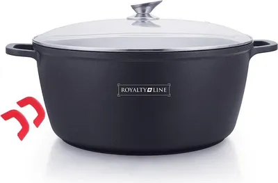 Image de Faitout en fonte 40 cm Noir Royalty Line RLBS40M
