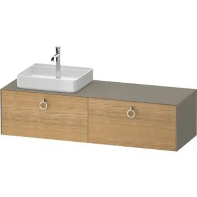 Produktbild von DURAVIT WT4890LH5920010 WTU wh White Tulip 550x1600x408mm Eic