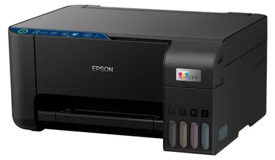 Produktbild von Epson EcoTank ET-2861, Tintenstrahl, Farbdruck, 5760 x 1440 DPI, Farbkopieren, A4, Schwarz