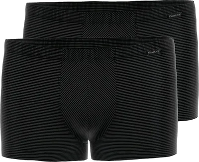 Produktbild von Ammann 2er Pack Baumwolle & More Retro Short / Pant Klassische Schnittform, Angenehm auf der Haut, In feiner Ringeloptik