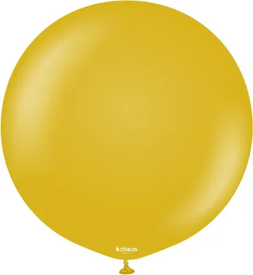 Obrázok produktu pre HorčicaLatexové balóniky, 45 cm, 25 kusov.