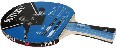 Immagine prodotto di Butterfly - Racchetta da ping pong "Timo Boll Sapphire" MR78278 (taglia unica) (nero/rosso/blu)