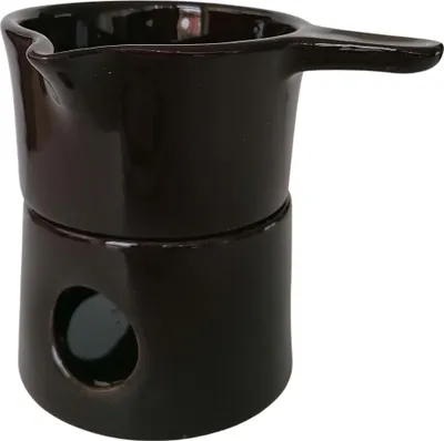 Produktbild von Keramik-Wärmer für Massage 2-teilig glänzendes Braun