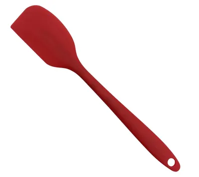 Silikonspatel, hitzebeständig, antihaftbeschichtet, groß, rot