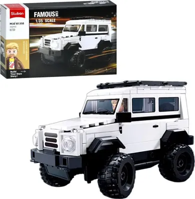 Obrázok produktu pre Sluban Model Bricks M38-B1358, model vozidla G-Klasse (Geländewagen) v mierke 1:35