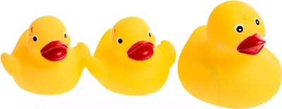 Produktbild von Badespielzeug Wasserspielzeug 3er Set Ente mit einem Bogen zum Baden Tullo