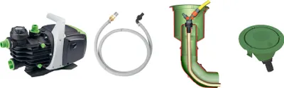 Immagine prodotto di Graf Otto Technikpaket Garten-Jet, Set mit Wassersteckdose und Ansaugset