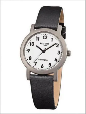 Image de Regent 12090261 – Uhr, Lederband schwarz