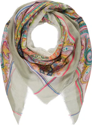 Immagine prodotto di Sciarpa beige paisley da donna Passigatti
