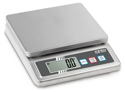 Immagine prodotto di Kern & Sohn Tischwaage FOB 5K-3NS Wägebereich: 5 kg, Ablesbarkeit: 1 g, rostfrei