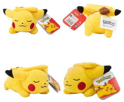 Image de Peluche Pokemon Mascotte Doudou Pikachu 12cm Jazwares