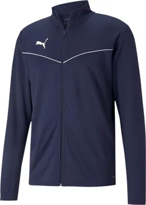Produktbild von Puma teamRISE Training Poly Jacke Kinder dunkelblau weiß Gr 176