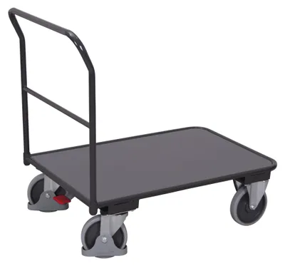 Produktbild von VARIOfit Schiebebügelwagen 850x500mm 400kg Traglast Anthrazitgrau RAL 7016