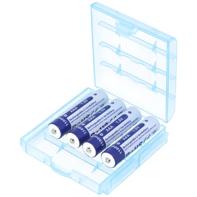 Zdjęcie produktu dla 4x AAA 1.5V 1100mWh typowo 700mAh akumulator litowo-jonowy ładowany tylko za pomocą specjalnej ładowarki