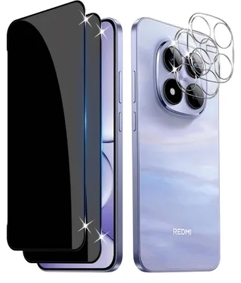 Produktbild von 2X Schutzglas für Xiaomi Redmi Note 15 Pro 5G Sichtschutz Panzerglas Panzerfolie Display Kamera 9H