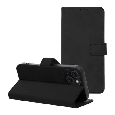 Obrázek produktu pro TENDER Book je vhodný pro IPHONE 15 černý