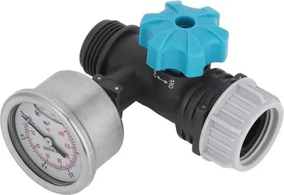 Image de Vanne de régulation de pression d'irrigation POM avec manomètre pour l'irrigation horticole