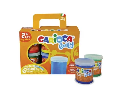 Produktbild von Carioca Fingerfarbe Tempera 80ml KO032 170-2275