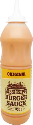 Produktbild von Mississippi Burger Sauce Original mit angenehmen Zwiebelgeschmack 930g