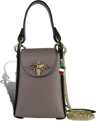 Immagine prodotto di Borsa Florence in pelle marrone-taupe D2OTF813N