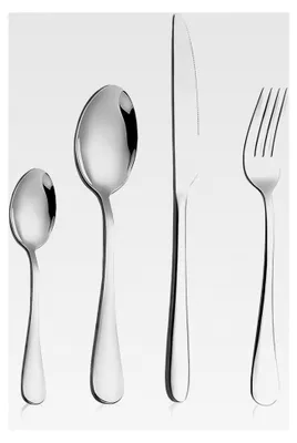 Produktbild von Besteckset für 4 Personen, 16-teilig, Essbesteck aus Edelstahl, spülmaschinenfest