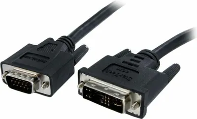 Obrázek produktu pro StarTech.com DVIVGAMM1M, 1 m, DVI-A, VGA (D-Sub), Nikl, Černá, Samec/samec