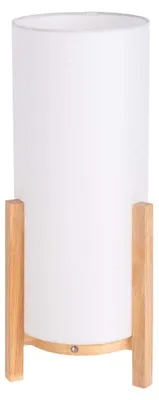 Produktbild von LED Tischleuchte, Textil Holz natur, Touchdimmer, H 48 cm