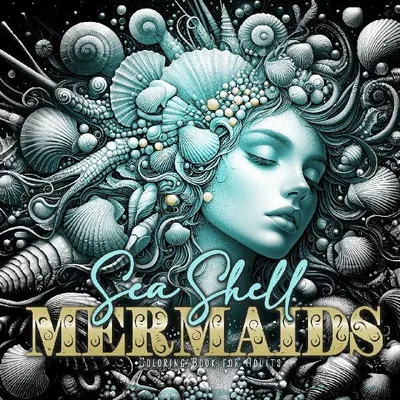 Produktbild von Sea Shell Mermaids Coloring Book for Adults