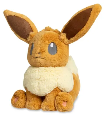 Produktbild von Pokémon Center Evoli (Eevee) Kuschelige Freunde Plüsch – 39 cm