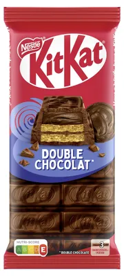Produktbild von KitKat Double Choc Tablets Schokolade, 15er Pack (15 x 99g Tafel)