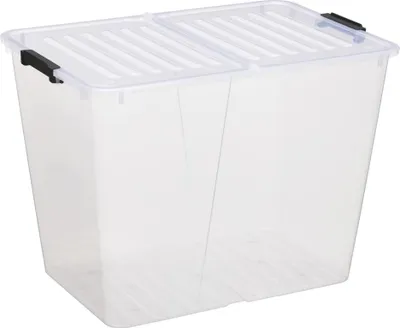 Zdjęcie produktu dla plast team pojemnik do przechowywania HOME BOX FLEX 65 litrów przezroczysty