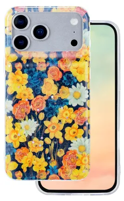 Immagine prodotto di Custodia Glow Glam per iPhone 17 Pro Max da 6,9", color arancione