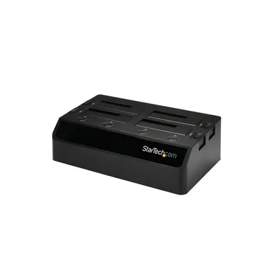 Productafbeelding van StarTech.com SDOCK4U33, HDD, SSD, SATA, Serial ATA II, Serial ATA III, 2.5,3.5", 8 TB, USB 3.2 Gen 1 (3.1 Gen 1) Type-B, Zwart