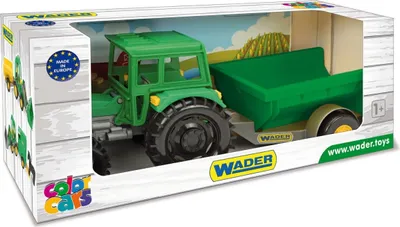 Produktbild von Bauerntraktor mit Anhänger in einer Kiste