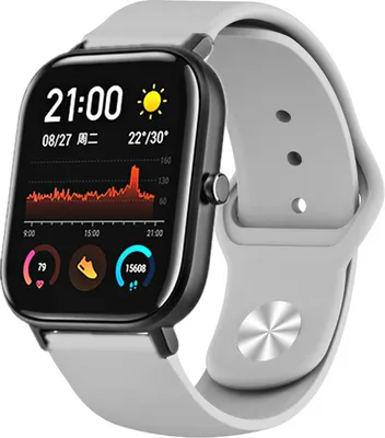 Produktbild von Strap-it Xiaomi Amazfit GTS Sportarmband (Grau)