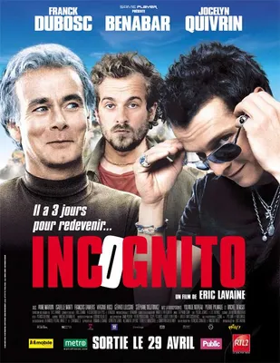 Obrázok produktu pre Incognito – Franck Dubosc – 116 x 158 cm – Originálny filmový plagát